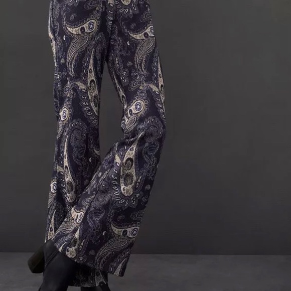ANTHROPOLOGIE MAEVE Flare TROUSER PANTS 0 - Picture 1 of 8